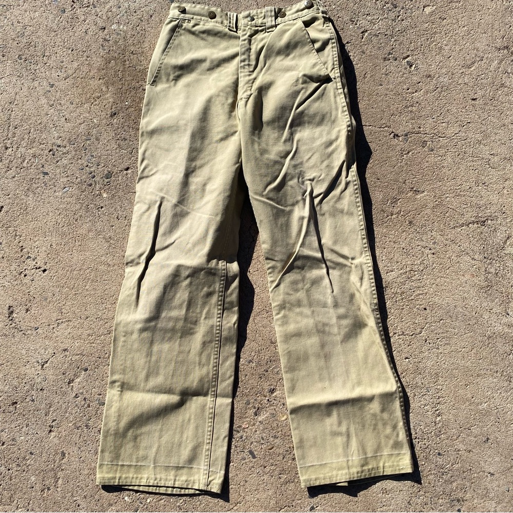 Vintage Sz 30 CC Filson Lot 79 cloth Cotton Work Pants Mens Actual Size 26x29